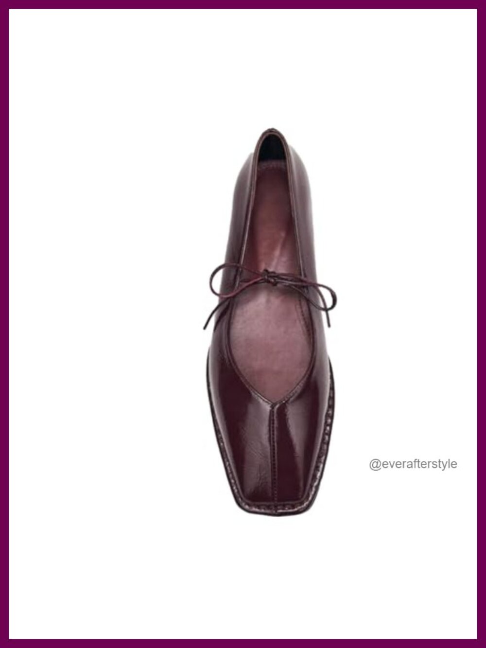 Square Toe Ballet Flats Lace Up Straps Ballerina Shoes Women Casual